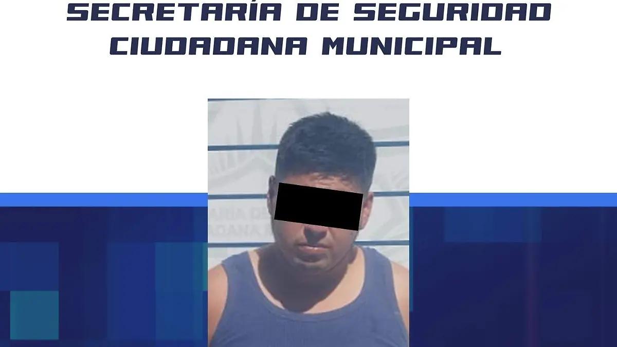 Detiene a presunto asaltante en colonia Barrio Nuevo