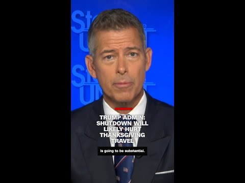 Secretary of Transportation: Shutdown will likely hurt Thanksgiving travel