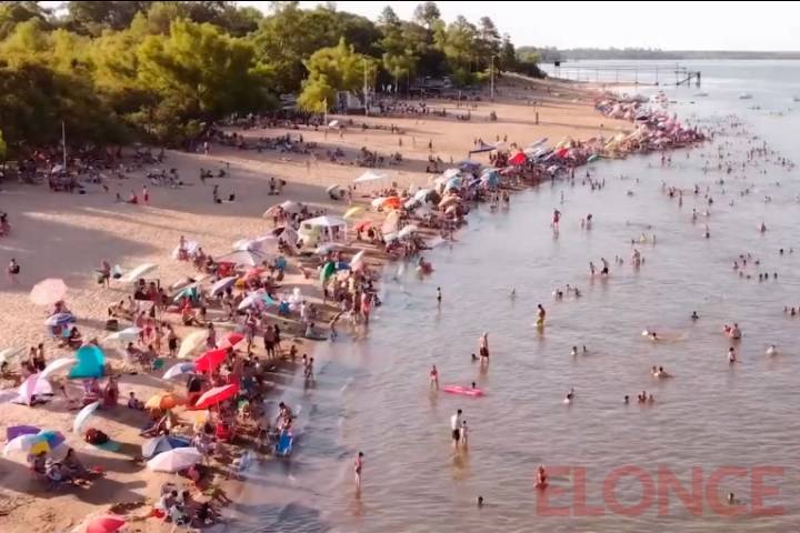 Difundirán esta semana el monitoreo de playas aguas abajo de la represa en el río Uruguay