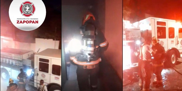 Bomberos de Zapopan sofocan incendio en colonia Lomas de Atemajac