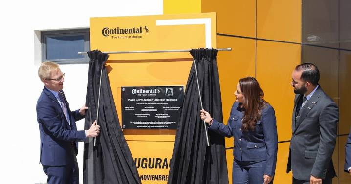 Tere Jiménez inaugura segunda planta de Continental en Aguascalientes; la inversión fue de 90 mdd