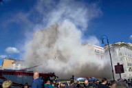 Worker dies after 11 hours trapped within partially collapsed medieval tower in Rome