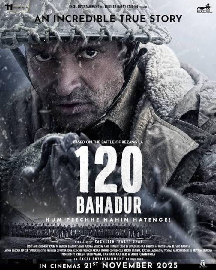 Farhan Akhtar’s ‘120 Bahadur’ becomes India’s first film to release across defense theater network