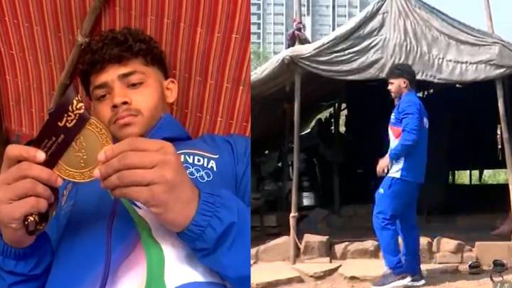 Watch: 17-Year-Old Wrestler Sunny Fulmali Wins Asian Youth Wrestling Championship Gold While Living In Tarpaulin Hut