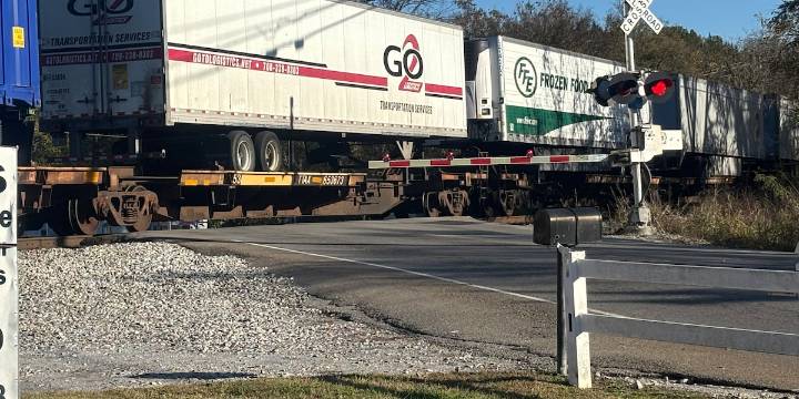 Train crashes into vehicle at Nashville crossing