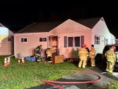 Four people taken to hospital after Cicero house fire