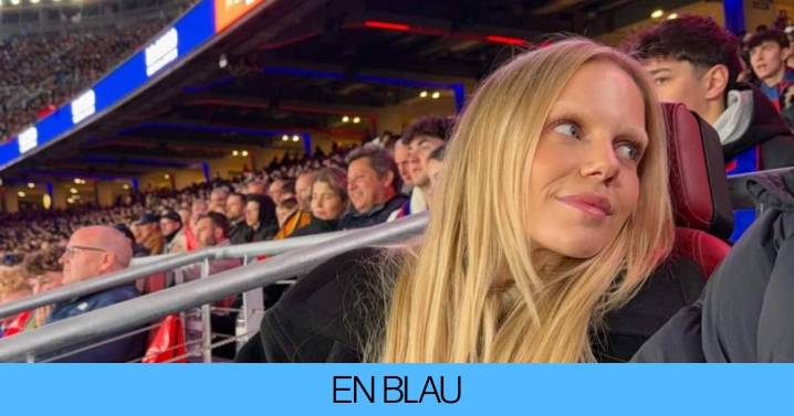 Laura Abla enamora a los culés desde el Camp Nou, la celebración más emotiva al gol de su novio, Dani Olmo