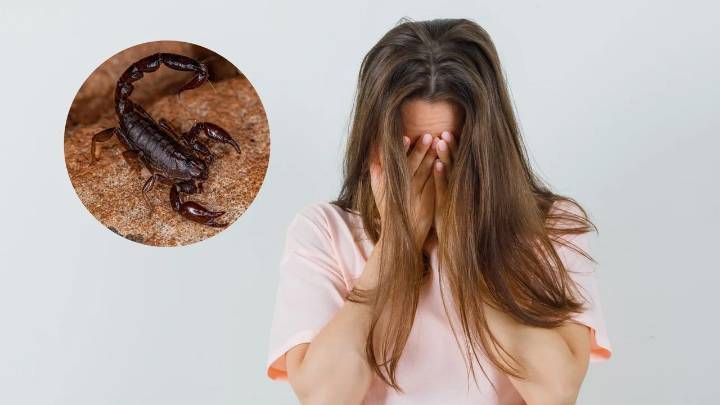 Reconocida actriz colombiana entra en pánico al ver escorpión en su pecho: aquí los detalles