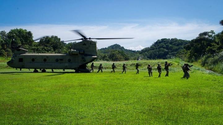 Ejército de EU ya entrena en la selva de Panamá
