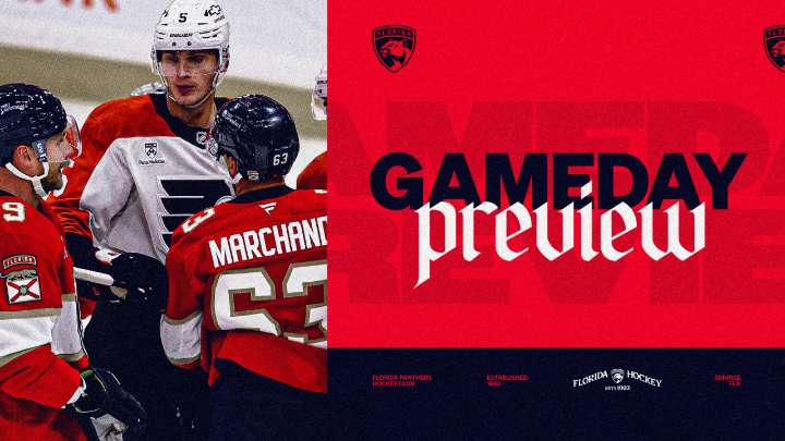 PREVIEW: Panthers kick off homestand, close out season series with Flyers