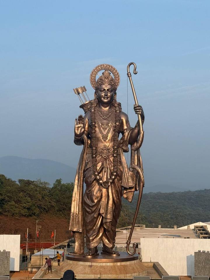 Historic Moment for Goa as PM Set to Unveil 77-ft Ram Statue at Partagal Mutt