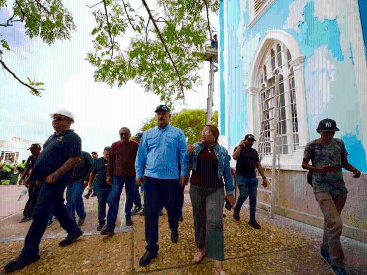 Gobernador inspecciona inicio de rehabilitación de la patrimonial Iglesia Santa Lucía