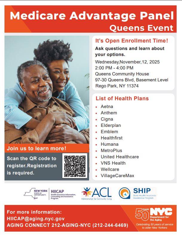 Medicare panel at Queens Community House to aid seniors with their health care