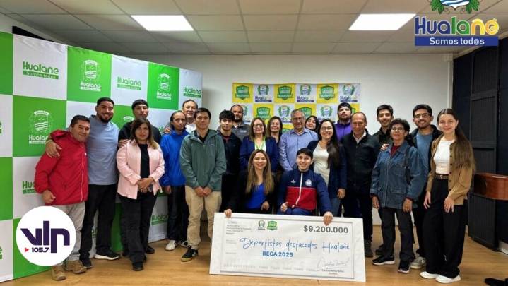 Beca “Deportistas Destacados 2025” reconoce el esfuerzo de jóvenes hualañecinos