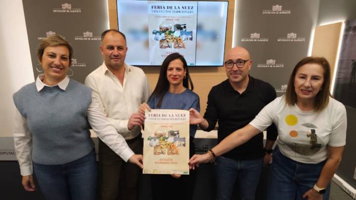 La Feria de la Nuez de Nerpio celebra su 20º aniversario con el respaldo de la Diputación de Albacete