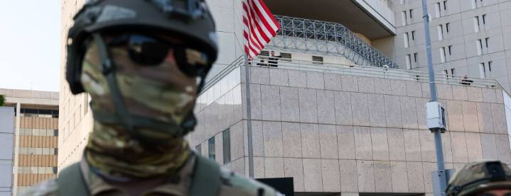 DOJ Sues to Block California’s Ban on Masked ICE Officers