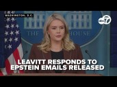 Press Secretary Karoline Leavitt's full comments on Jeffrey Epstein email release