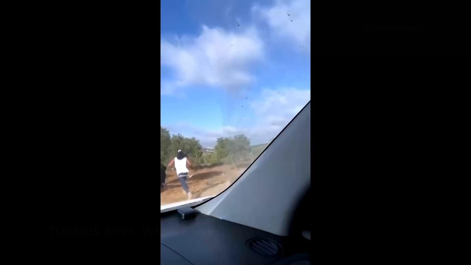 Israeli settlers attack Palestinian olive harvesters and activists