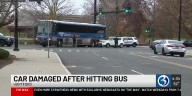 Car collides with CT Transit bus in Hartford