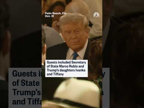 President Trump hosts Mar-a-Lago Halloween party