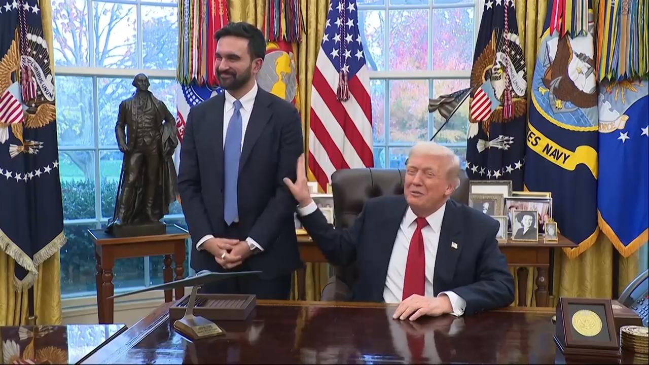 Trump laughs off question on Mamdani previously calling him a 'fascist'