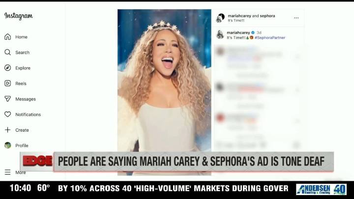 Are people overreacting to Mariah Carey's new ad with Sephora?