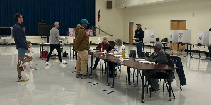 Voters in Charlotte head to the polls on Election Day 2025