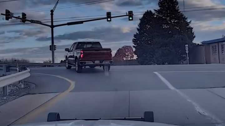 Dashcam: Pa. police cruiser T-boned as driver runs red light
