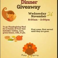 Free Thanksgiving Meal at Hickory Soup Kitchen