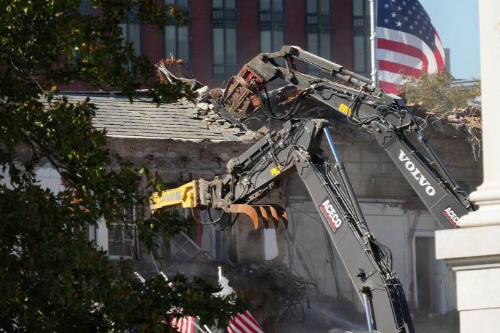 Ballroom build begun: It’s not just norms Trump’s bulldozing in Washington