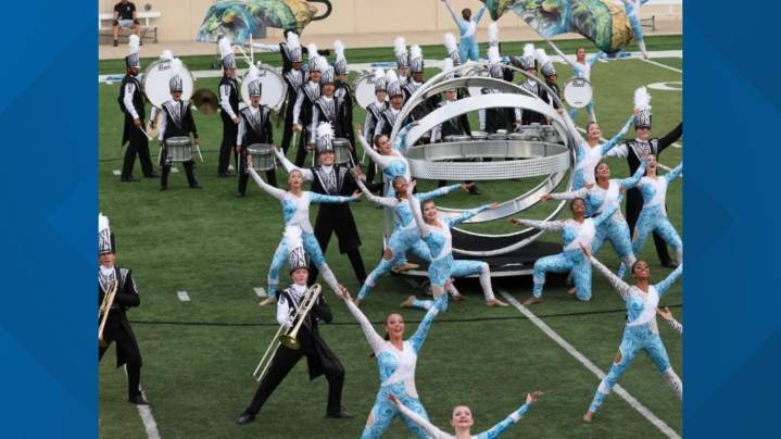 Austin high school marching band secures bronze at UIL state competition, despite equipment trailer being hit by train