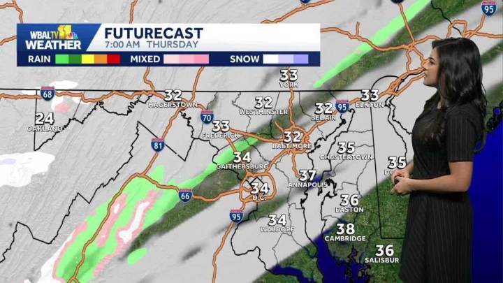 Weather: Warm today, cold Thanksgiving in Maryland