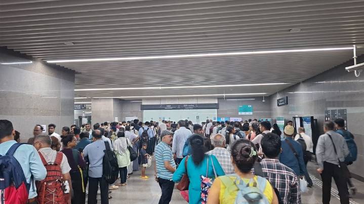 Mumbai: Commuters Flock To Metro 3 As CSMT Local Train Strike Disrupts Travel