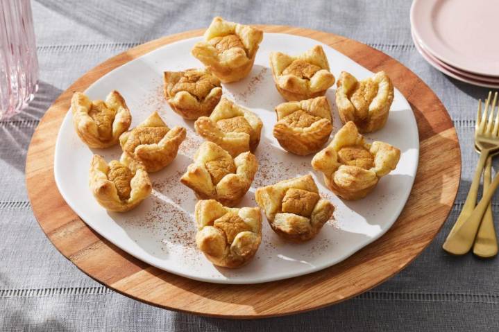 EatingWell: Mini pumpkin cheesecakes will be a delightful end to your Thanksgiving meal