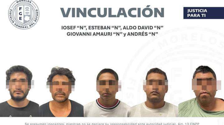 Procesan a 5 sujetos acusados de secuestro