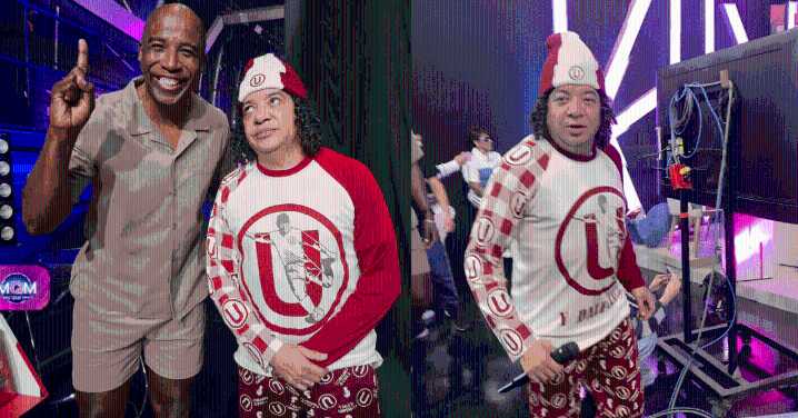 ¿Y su hinchaje por Alianza Lima? Carlos Víchez sorprende al aparecer con pijama de la 'U' y alborota redes