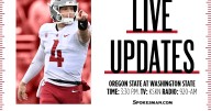 Live updates: Washington State hosts Pac-12 rival Oregon State in rematch