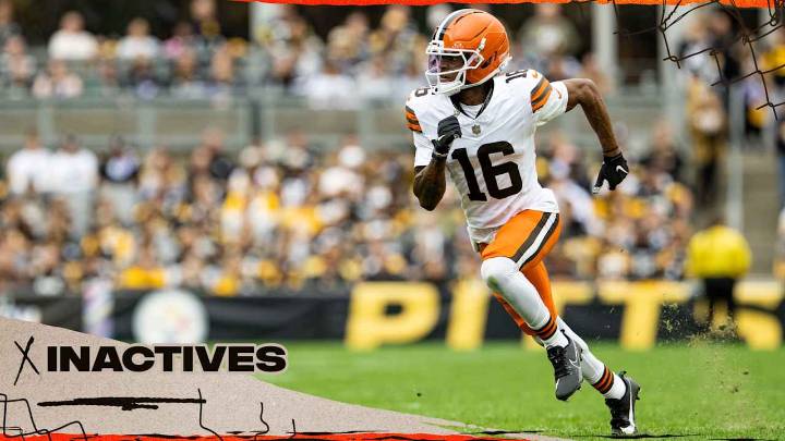 Browns announce inactives for Week 10 against the Jets