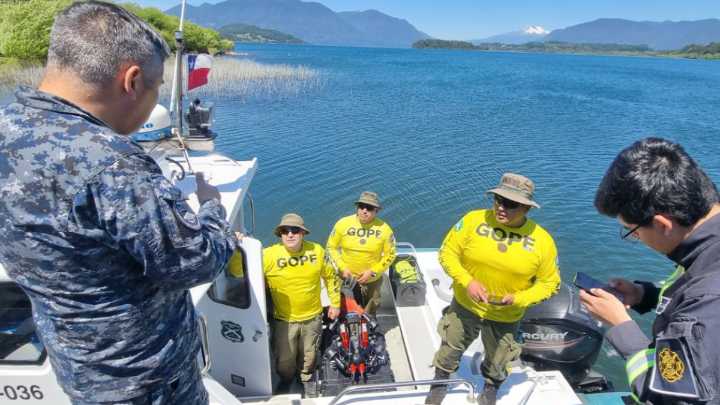 Continúa búsqueda de pescador desaparecido en Panguipulli: Solo apareció su bote