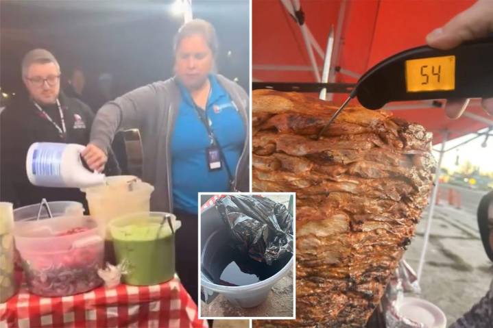 Health inspectors pour bleach on taco-stand food in 'extreme' takedown of alleged rogue vendor