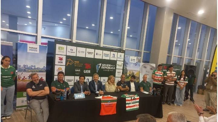Se presentó el Seven de la República en el CPC: "Es un orgullo tener a Paraná como sede"