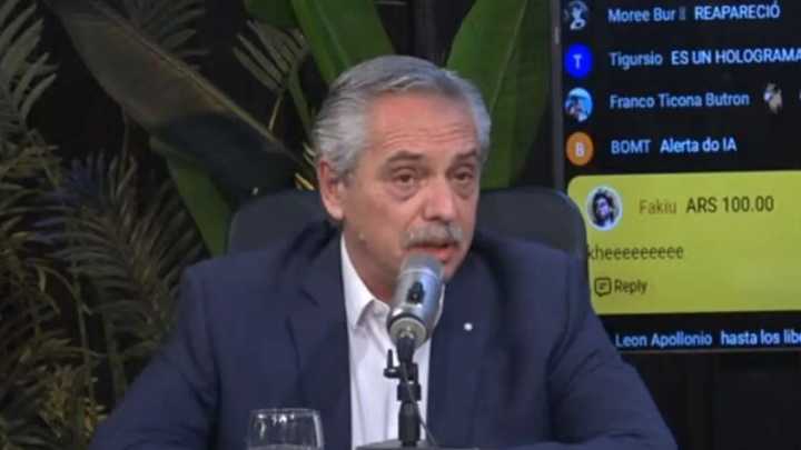 Alberto Fernández explicó el polémico video con Tamara Pettinato y nominó "presidenciables"