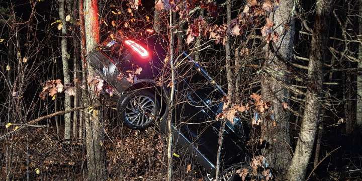 Woman hospitalized after crash on blind curve in Plainfield