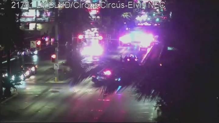 Police activity closes portion of Las Vegas Strip