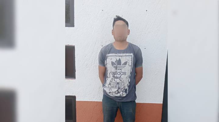 Detienen a hombre por violencia intrafamiliar en la colonia El Pedregal