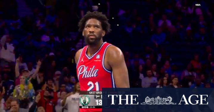 Embiid's celebration that led to $50k fine