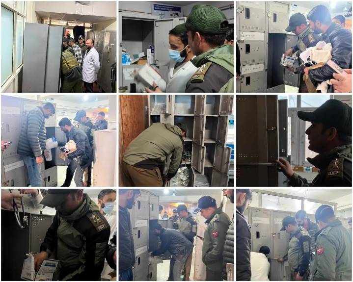 Police carry out surprise checks of doctors’ lockers, hospital staff in Ganderbal
