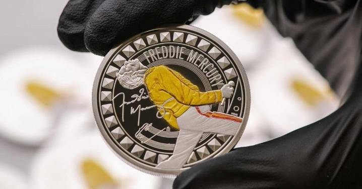 Gran Bretaña lanza  una moneda conmemorativa de Freddie Mercury por el 40 aniversario del concierto de Live Aid