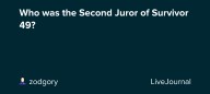 Who was the Second Juror of Survivor 49?: ohnotheydidnt