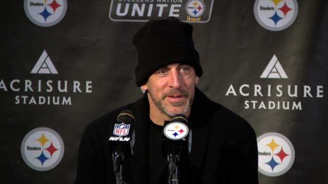 Steelers QB Aaron Rodgers is leaning into his time in Pittsburgh